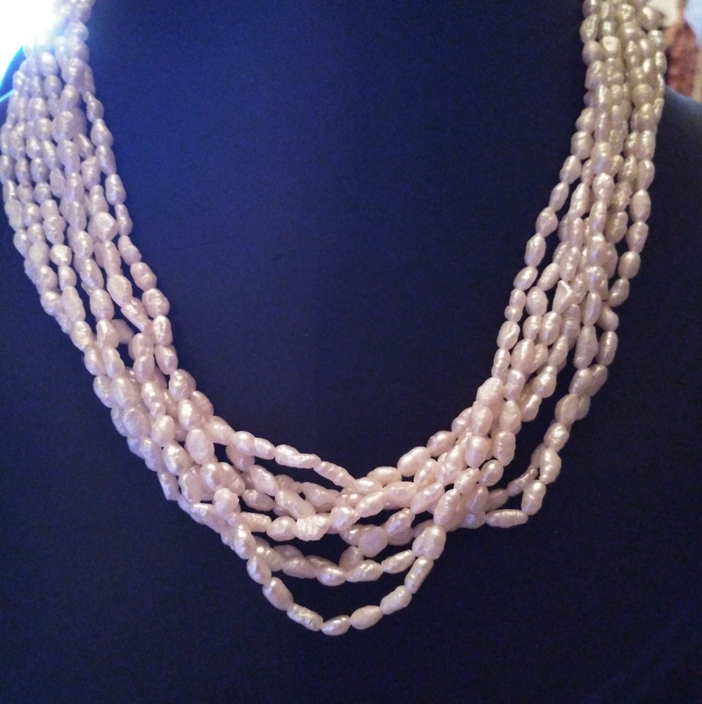 Multi strand fresh water Pearl necklace